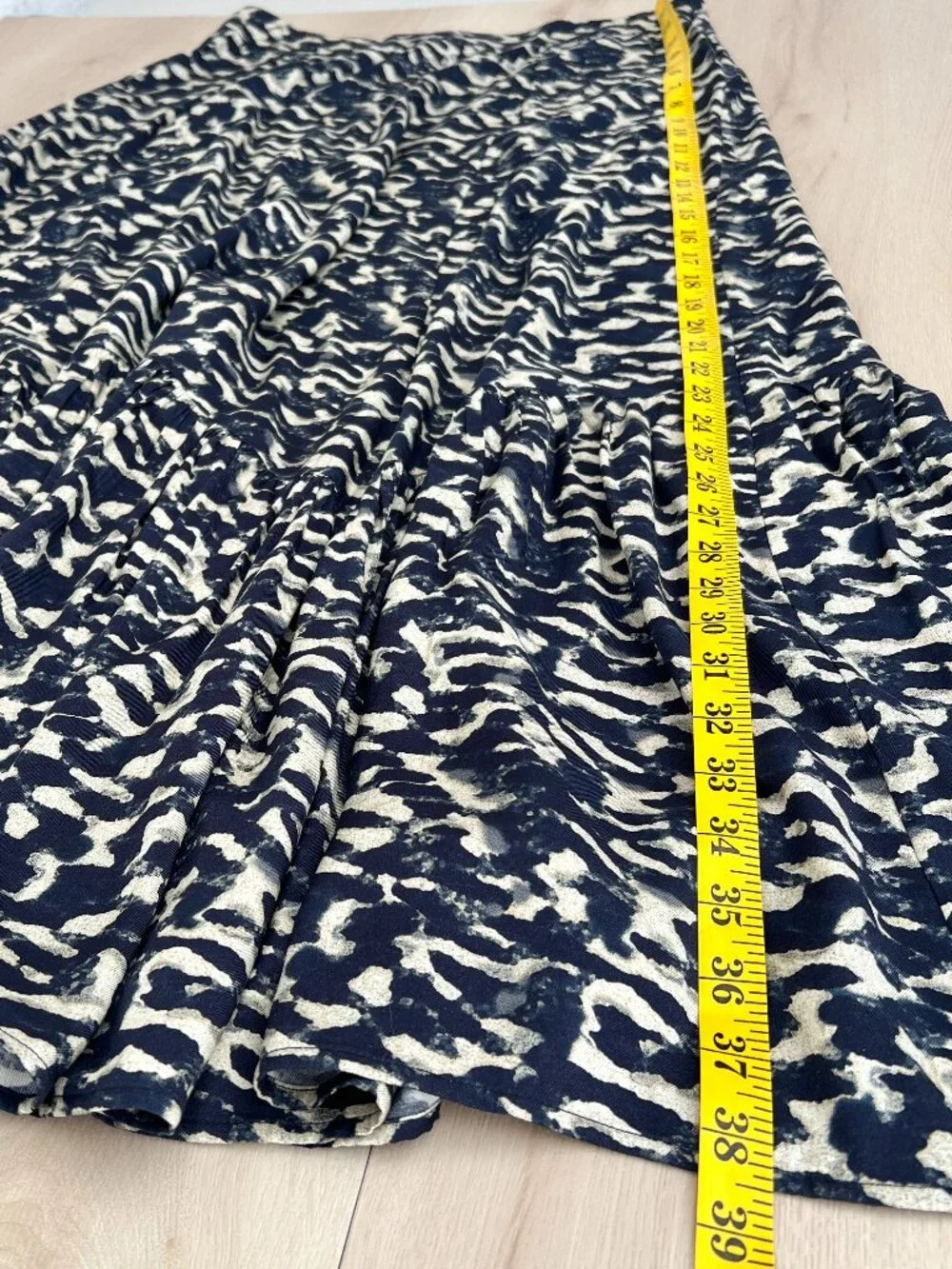 NWT ba&sh Sustainable Fashion 100% Viscose Animal Print Tiered Maxi Skirt Sz 12